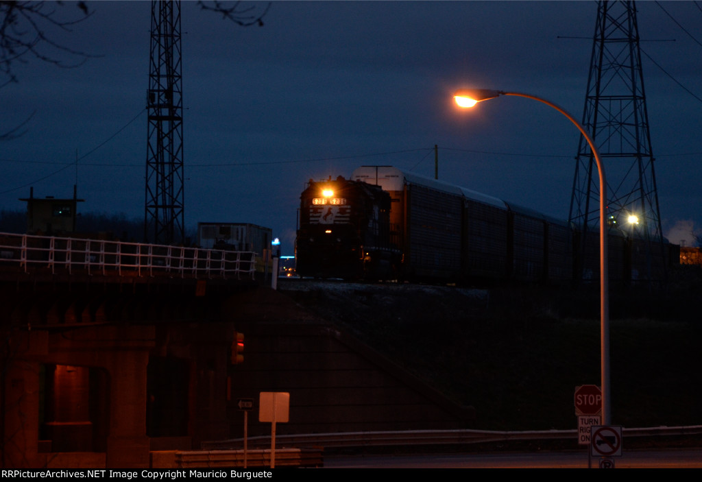 NS GP38-2 High nose Locomotive in the yard